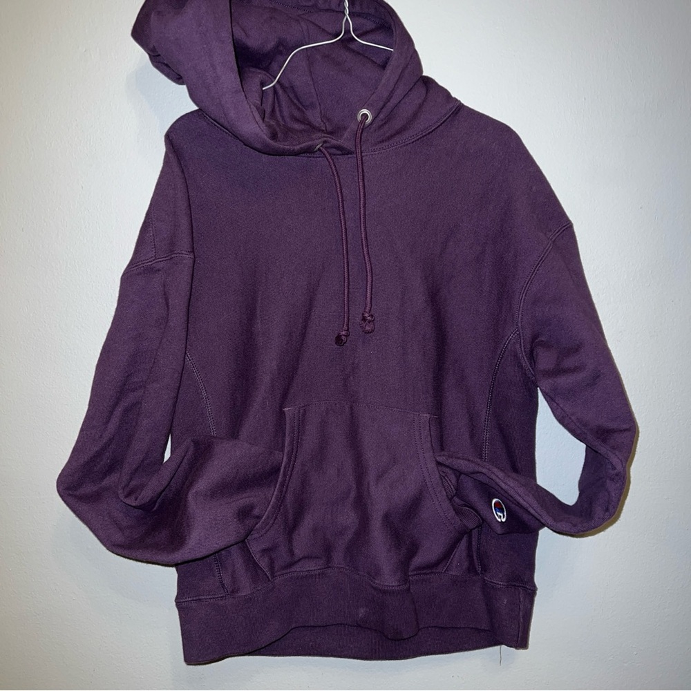 Champion Reverse Weave Deep Purple Hoodie